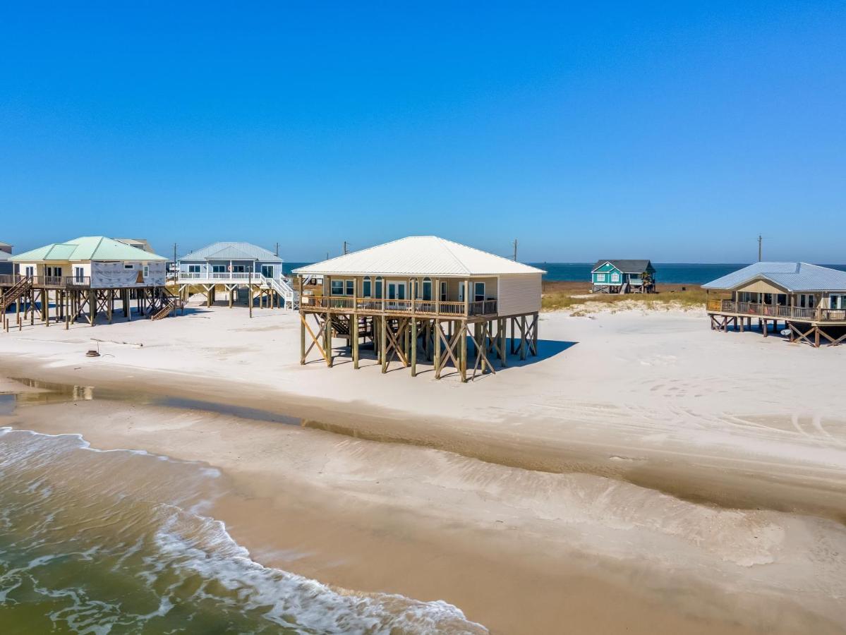 Marisol - Pet Friendly And Gulf Front! Enjoy The Large Deck With Amazing Views! Home Dauphin Island Bagian luar foto