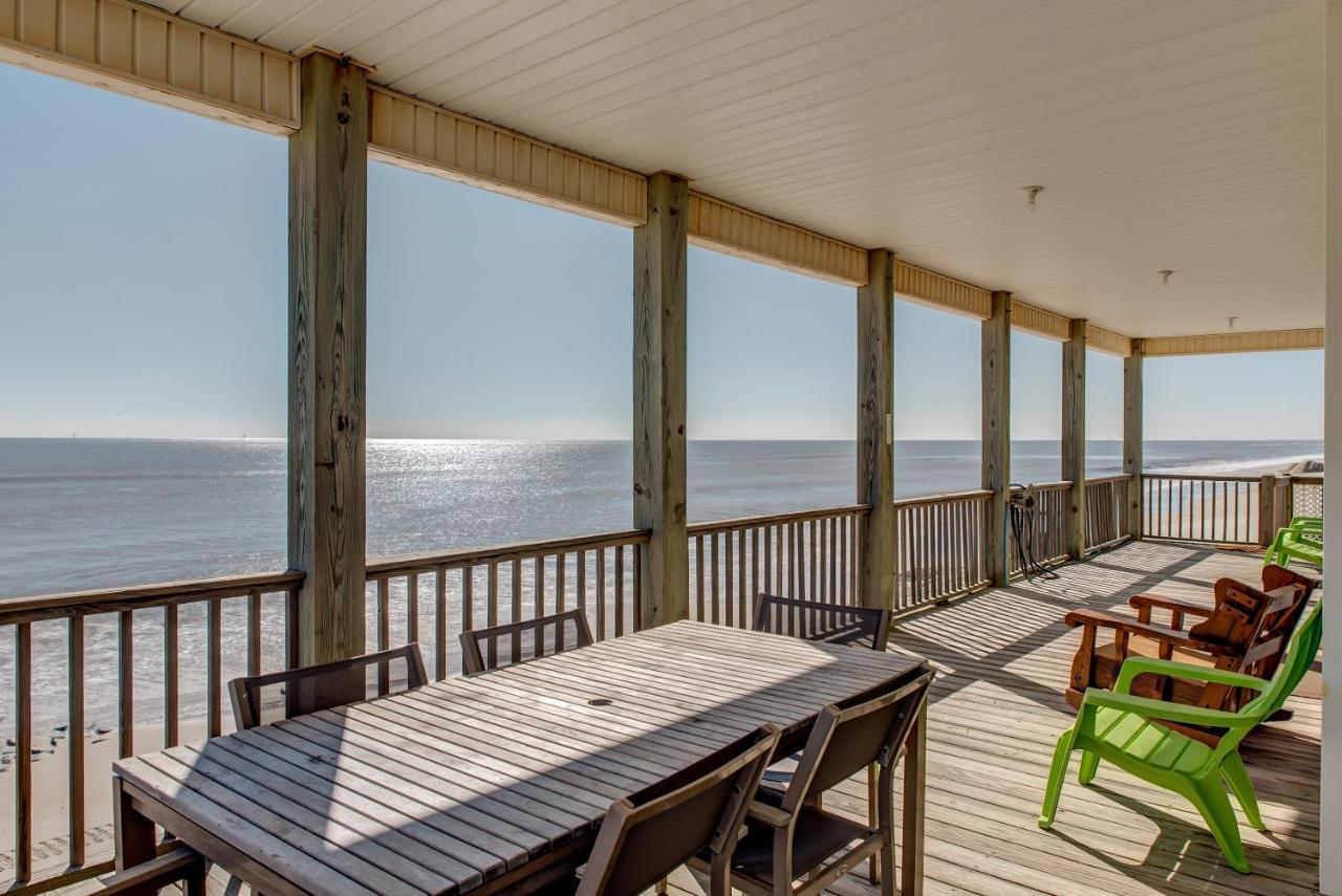 Marisol - Pet Friendly And Gulf Front! Enjoy The Large Deck With Amazing Views! Home Dauphin Island Bagian luar foto